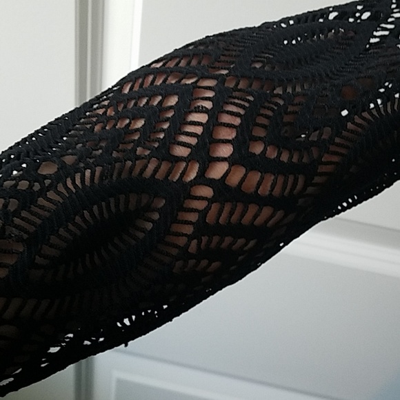 Little long sleeved black dress - Picture 2 of 2